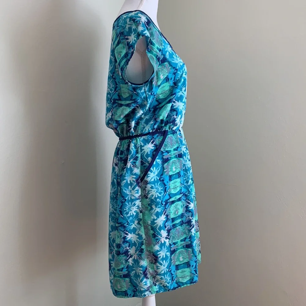 Retro Inspired MOSSIMO Graphic Tie Dye Dress with Pockets - Picture 5 of 12